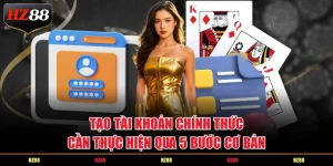 Tạo tài khoản chính thức cần thực hiện qua 5 bước cơ bản