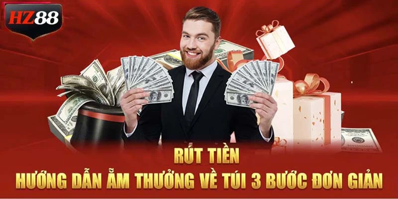 3 bước rút tiền nhận thưởng đơn giản