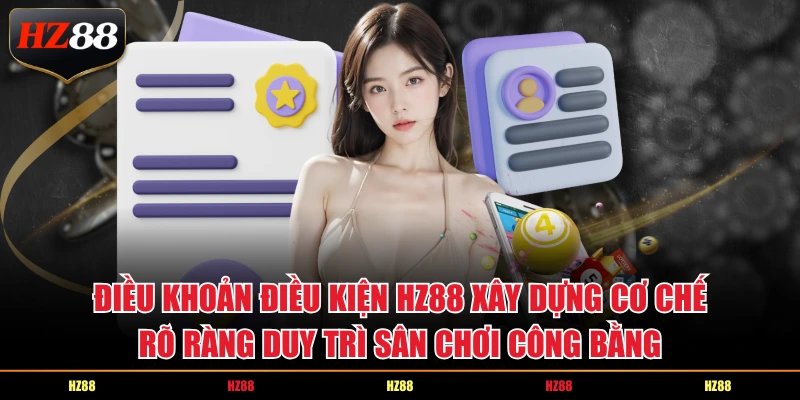 Điều khoản điều kiện HZ88 xây dựng cơ chế rõ ràng duy trì sân chơi công bằng