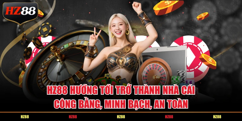 HZ88 hướng tới trở thành nhà cái công bằng, minh bạch, an toàn